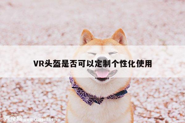 beat365官网入口：VR头盔是否可以定制个性化使用